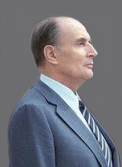 Une photographie de François Mitterrand, Président de la République de 1981 à 1995.