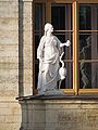 Gatchina. Statue Vigilance about Gatchina Palace.jpg