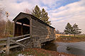 Buck Hill Farm Covered Bridge Three Quarters HDR 2950px.jpg