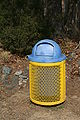 2009-02-15 Blue on yellow trash can.jpg