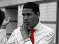 Hedwiges Maduro bw with red tie.jpg