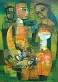 'Fish Monger' oil on canvas 40x30 inches 2007 by Segar.JPG