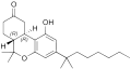 (R,R)-Nabilone chemical structure.svg