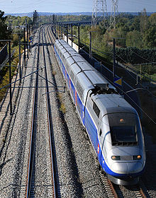 Photographie d'un TGV Duplex.