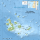 Carte topographique et bathymétrique des îles Galápagos.