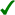 ✓
